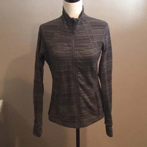 Lululemon Define Jacket in Space Dye Dark Slate - Picture 2 of 6